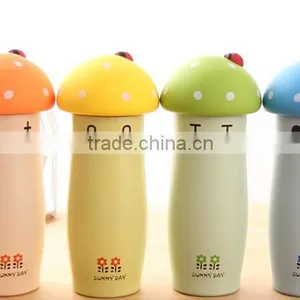 Originality Convenient Mushroom Promotional Water Bottles Double Wall Vacuum Flask thumbnail-2