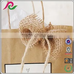 Recycled Kraft Paper Wedding Bag With Logo Printed,kraft Paper Gift Bag for Brithday thumbnail-3