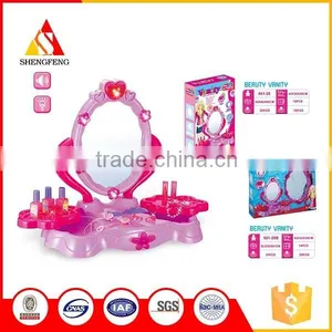 Girls Music Dresser Beauty Mirror Beauty Toy Set thumbnail-1
