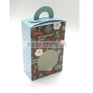 Customize Shape Paper Food Boxes With Handle thumbnail-3