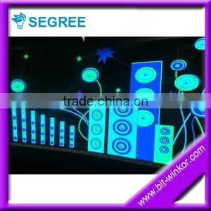 Luminous Voice Activated el Panel Car Light Car Equalizer Stickers Electroluminescent Car Sticke for Party thumbnail-1