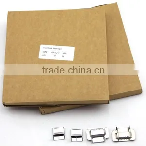 Newest Factory Sale Stainless Steel 304 Strap Cable Band thumbnail-1