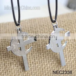 2015 Latest Fashion Heart Design Mosaic Sweetheart Stainless Steel Pendant thumbnail-3