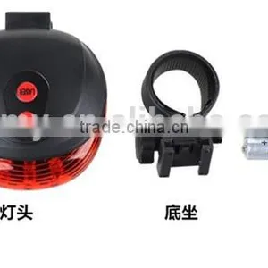 5 Led +2 Laser Tail Light Waterproof Cycling Safety Bicycle Rear Lamp Warning Bike Laser Tail Light thumbnail-2