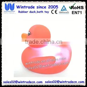 Floating Rubber Led Duck Light Pvc Toy thumbnail-1