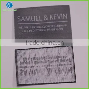 Customized Garment Woven Labels / Satin Size Labels / Brand Labels For Clothing thumbnail-2