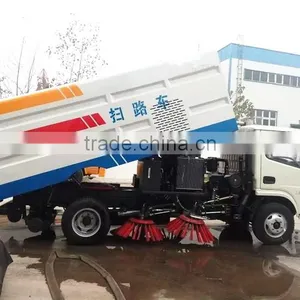 High Performance 4x2 Dongfeng 4m3 Road Sweeper Truck thumbnail-5