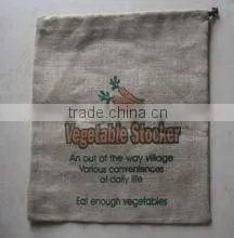 Natural Jute Draw String Vegetable Bags thumbnail-1