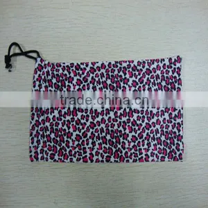Fancy Colorful Drawstring Microfiber Travel Pouch thumbnail-3
