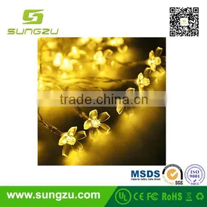 Solar Plastic Flower Led Lights for Christmas Holiday Party Wedding Decoration thumbnail-6