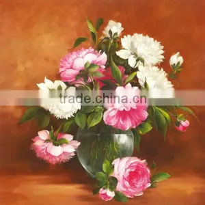 Retro Flower Decorative Painting on Canvas thumbnail-1