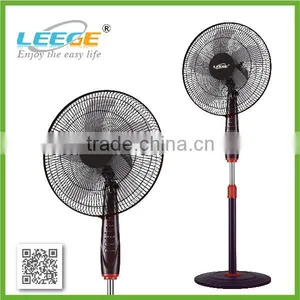 White and Black 16" Stand Fan With Remote Control FS40-59 thumbnail-1
