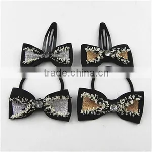OEM High Quality Crystal Ornament Hair Clips thumbnail-1