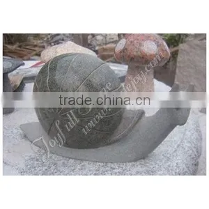 Hand-carved Stone Snail Sculpture thumbnail-1