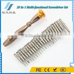 K-3310 25 In 1 Precision Screwdriver Set Disassemble Tool Kits Silver thumbnail-2