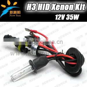 2014 35w Auto Kit Hid Xenon Bulbs H3 Car Lamps Headlight Fog Light High Performance Hid Bulbs Xenon Kit Slim Ballast thumbnail-1