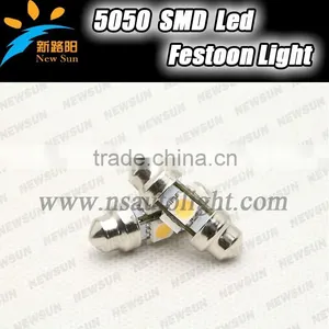 Newsun Factory New Products 5050 SMD Car Led Interior Light Festoon Dome Lights 36/39/42mm thumbnail-1