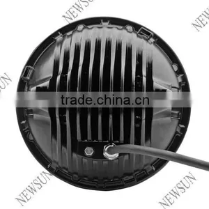 7'' 75W High Low Beam Driving Light DRL Front Light 7inch LED Headlight for Jeep Wrangler thumbnail-5