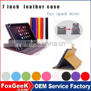 Factory Wholesale High Quality Leather Case for IPad Mini ,yellow ,pink Red Multi Color Case for Ipad Mini 2 /for Mini 3 thumbnail-1