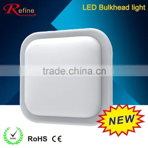 1000lumens Led Ceiling Lamp NEW Plastic Square Led Bulkhead Light thumbnail-1