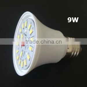 Aluminum Plastic 85-265V Smd5630 E27 Led Bulb 9w thumbnail-2