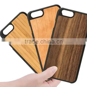 Eco-Friendly Natural Wood Phone Case PC Walnut Wood for IPhone 6/6S thumbnail-5