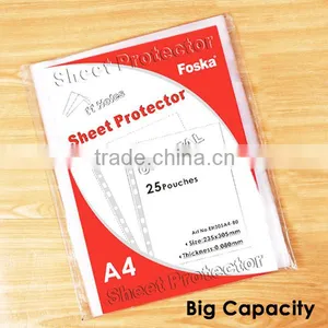 Thicker Ducoments Loading Three-dimensional Sheet Protector/11 Holes Sheet Protector thumbnail-1