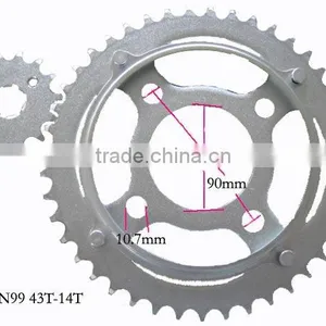 Zhenjiang Yongkang Dongsheng Motor Chain Sprocket Fine Blanking Sprocket Chain Drive Sprocket Rear Front Teeth Sprocket thumbnail-1