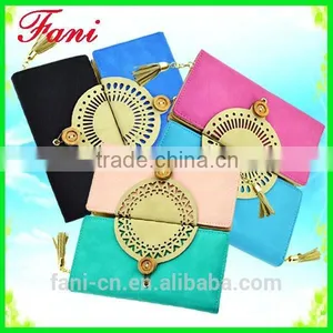2015 New Arrival Multi Card Holder Fancy PU Leather Wallet With Custom Design for Women thumbnail-1
