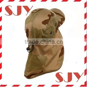 Digital Camo Flap Hats With Neck Protection thumbnail-3