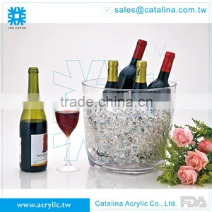 Acrylic Decoration Product Wine Barrel Ice Bucket Cooler thumbnail-5