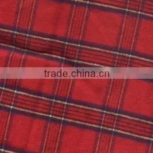 Sleepwear Fabric, Plaid Flannel Fabric, 20s*10s 40*42 100% Cotton Flannel, Pajamas Print Flannel thumbnail-2