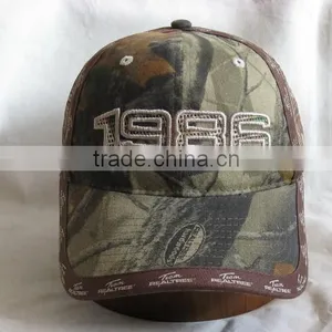 Hot Brown Camo Baseball Cap and Custom Camo Baseball Cap thumbnail-2