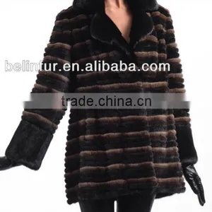 High Quality Mink Fur Coat/Fur Garment For Women thumbnail-3