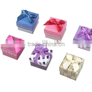 Hottest Quality for the Paper Square Paper Jewelry Ring Box thumbnail-1