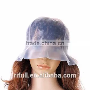 Pro Salon Silicon Reusable Hair Colouring Hairdressing Highlighting Dye Frosting Cap & Free Hook Random Color thumbnail-6