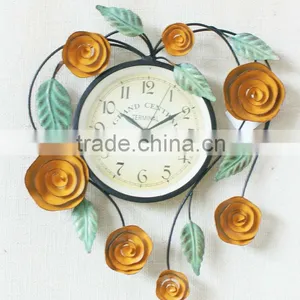 Home Decoration Wall Flower Clock thumbnail-1