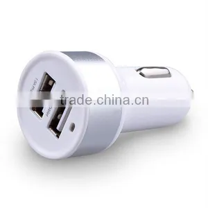 2016 Hot Selling Portable Double Micro USB Car Charger For Apple and Andriod Device thumbnail-5