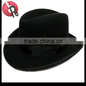 Australia Wool Felt Gangster Fedora Hat thumbnail-3
