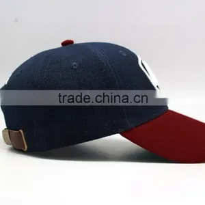 OEM Stylish High Quality Brand Baseball Caps With Leather Strap thumbnail-4