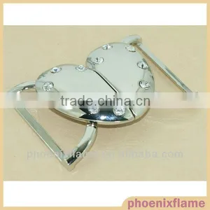 New Style Decorative Rhinestone Heart Shape Dress Buckle thumbnail-1
