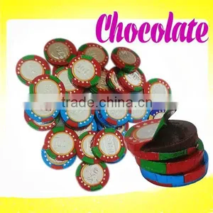 Bulk Chocolate Chips Choco Coin Candy With Casinos Pattern Design thumbnail-1