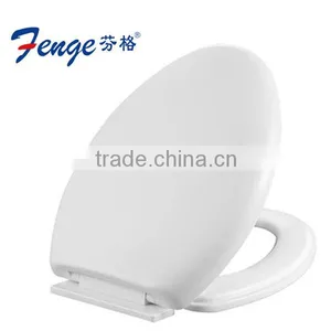 PP Plastic Transparent Polyresin Soft Close Hinges Toilet Seat Bowl -029 thumbnail-1