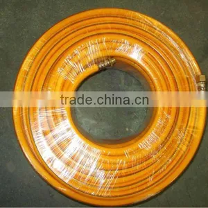 Fiber Braided Reinforce Colored High Pressure Korea Plastic PVC Agricultural Water Spray Hose thumbnail-2