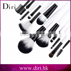 12 Pcs High Quality Makeup Cosmetics Brushes Set Kits With Flower Pattern Case thumbnail-3
