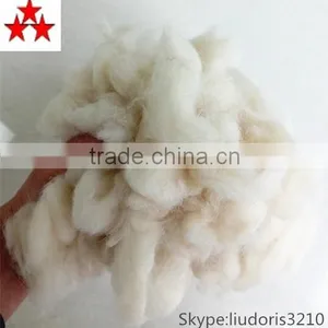 Cheapest !!!!!!!!Scoured Fine White Dyed Wool Noils for FELT thumbnail-1