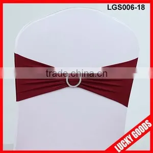 Wedding Decorative Cheap Purple Chair Bands Wholesale thumbnail-2