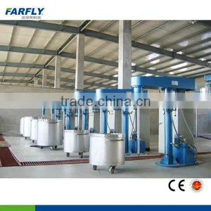 Liquids Ink Dual-shaft Hydraulic Disperser ,double Shaft Dispersing Machine ,dissolver With Tank Clamp thumbnail-4