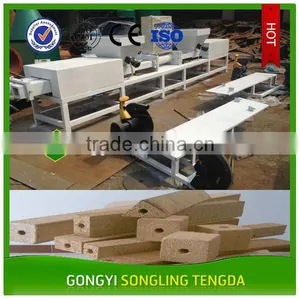 Hot Presses Wood Sawdust Trays Block/pallet Foot Making Machine thumbnail-6