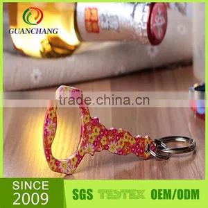 Wholesale Good Quality Cut Beer Custom Made Bottle Opener Key Chains thumbnail-6